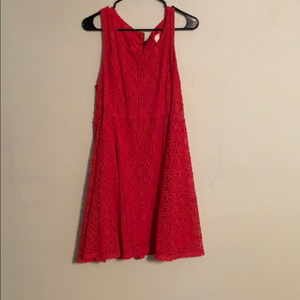 Red Lace Dress